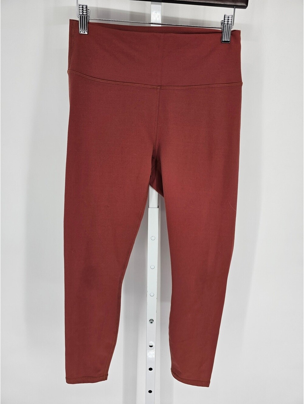Powerhold by Fabletics Womens Sz M High Waist Athletic Leggings Rust Red
